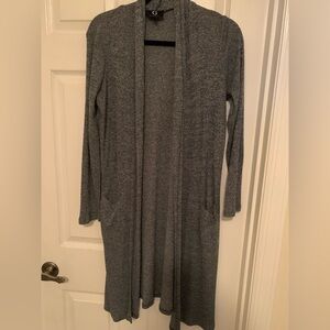 Gray Long Open Cardigan Size Medium G by Giuliano